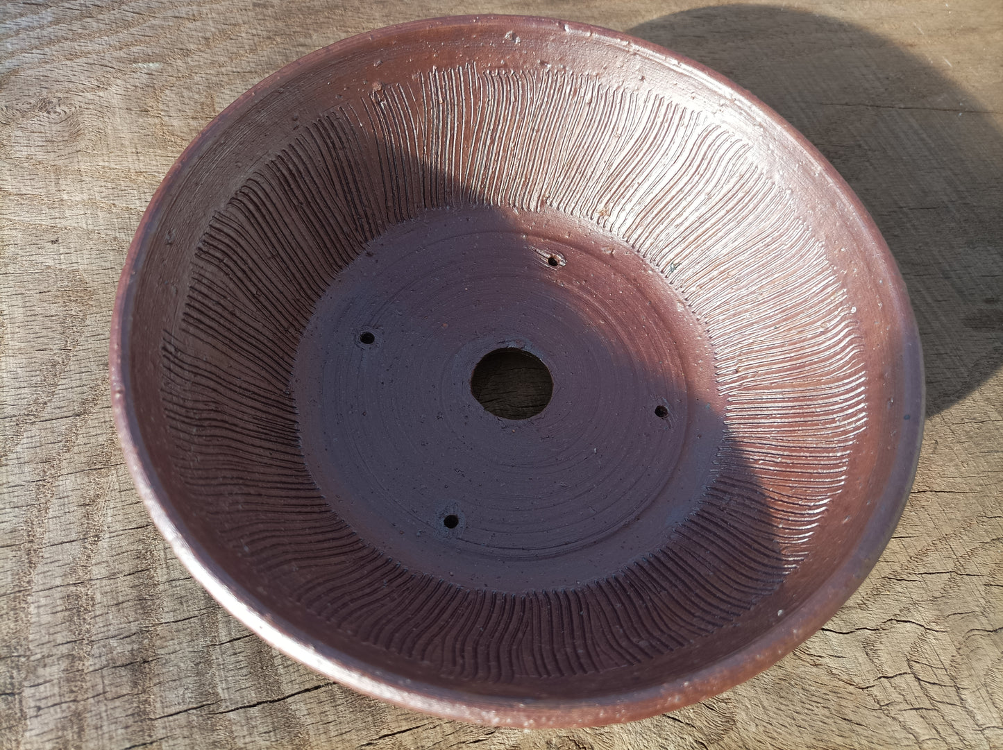 Large, round pot with ash marks by Mr. Mitunobu Ito #51