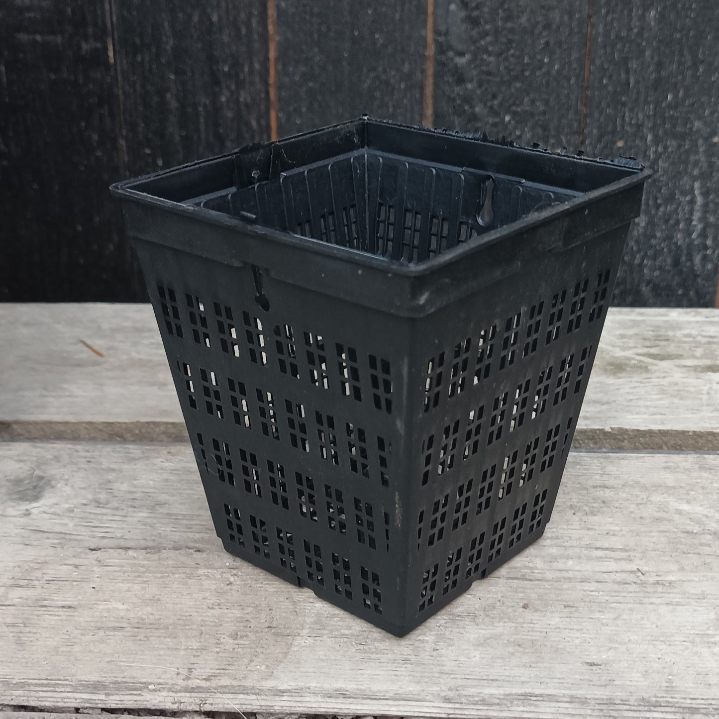 4" square perforated grow basket