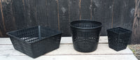 8" square perforated grow basket