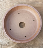 Large, shallow, round pot with a rib by Mr. Mitunobu Ito #56