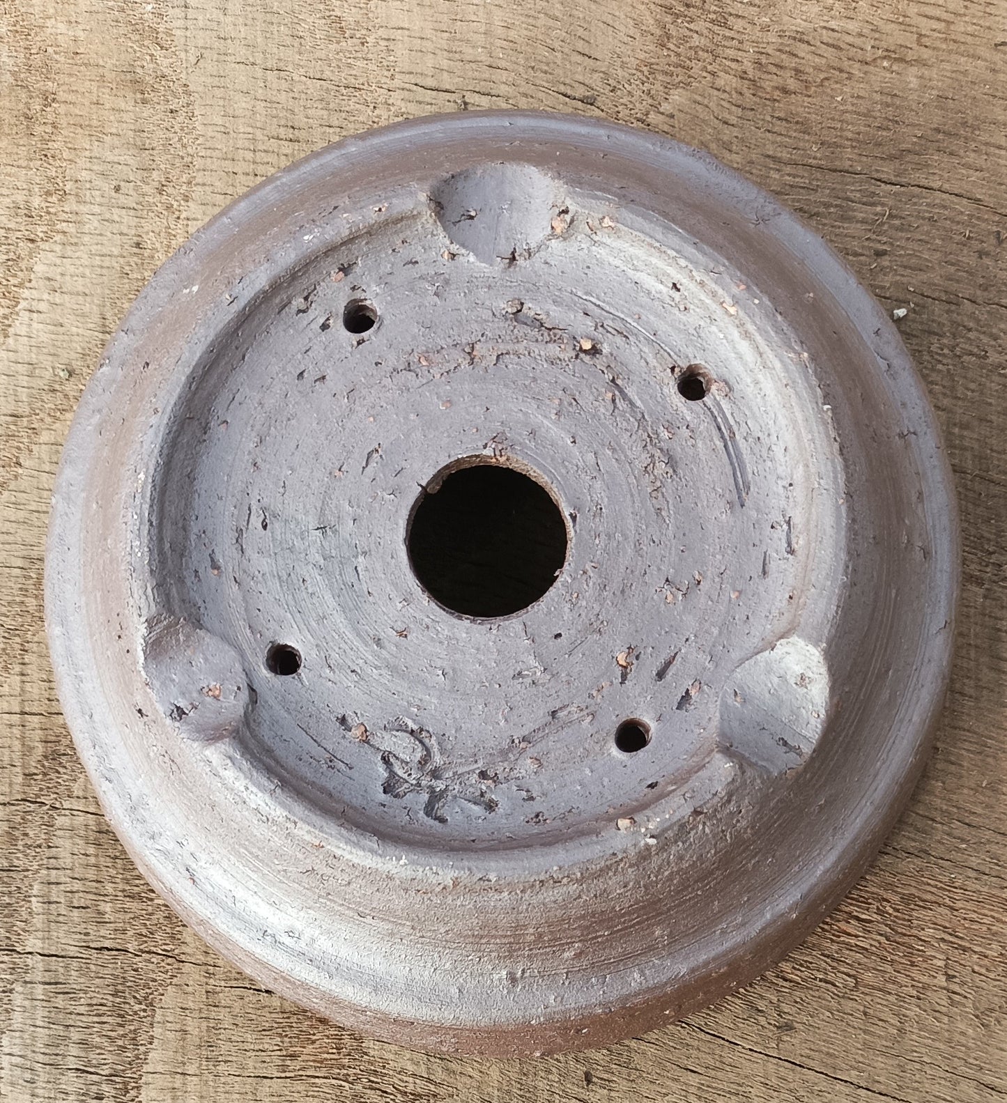 Banded round pot from Mr. Mitunobu Ito #38