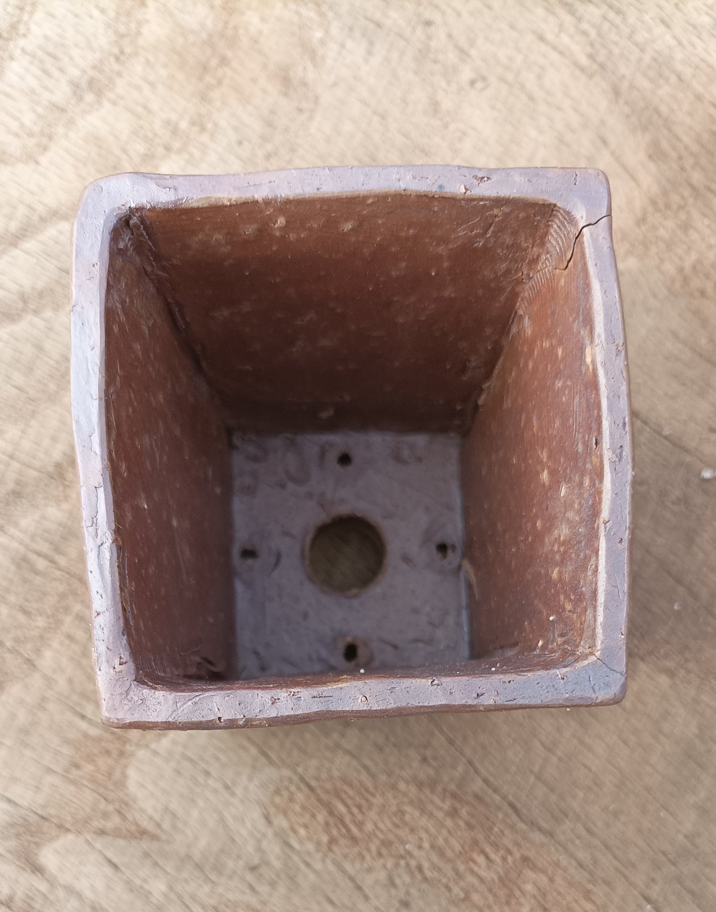 Tall square pot by  Mr. Mitunobu Ito #18