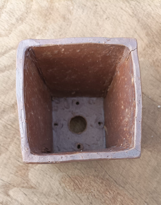 Tall square pot by  Mr. Mitunobu Ito #18