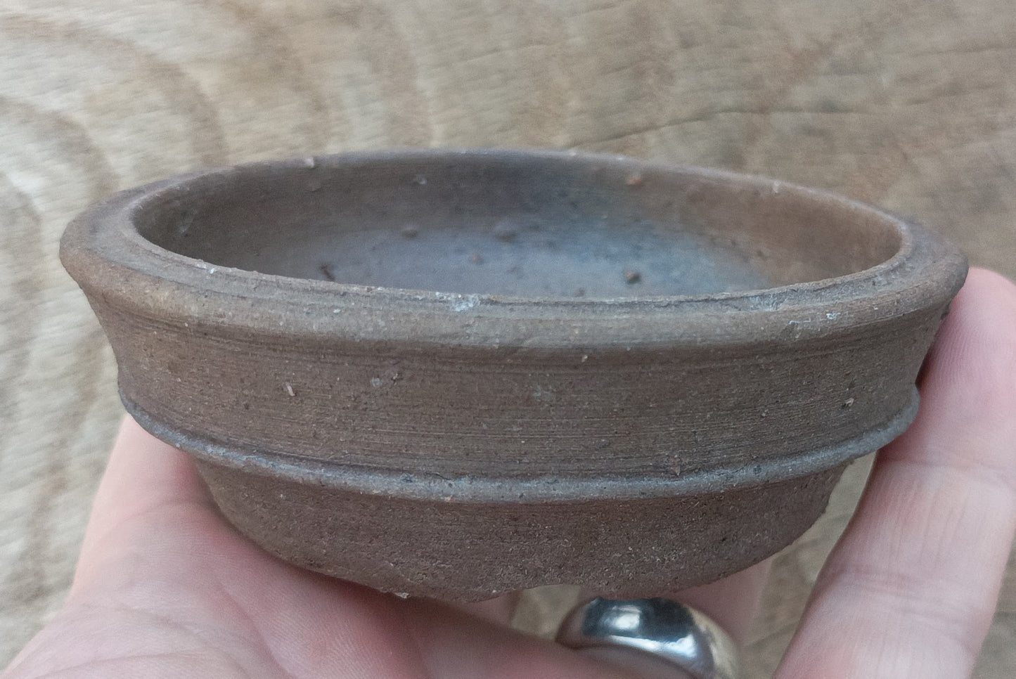 Round pot from Mr. Mitunobu Ito #10S