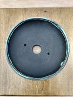 Blue/Green pot by Vicki Chamberlain